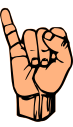 ASL letter I