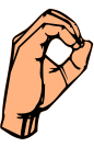 ASL letter O