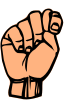 ASL letter T